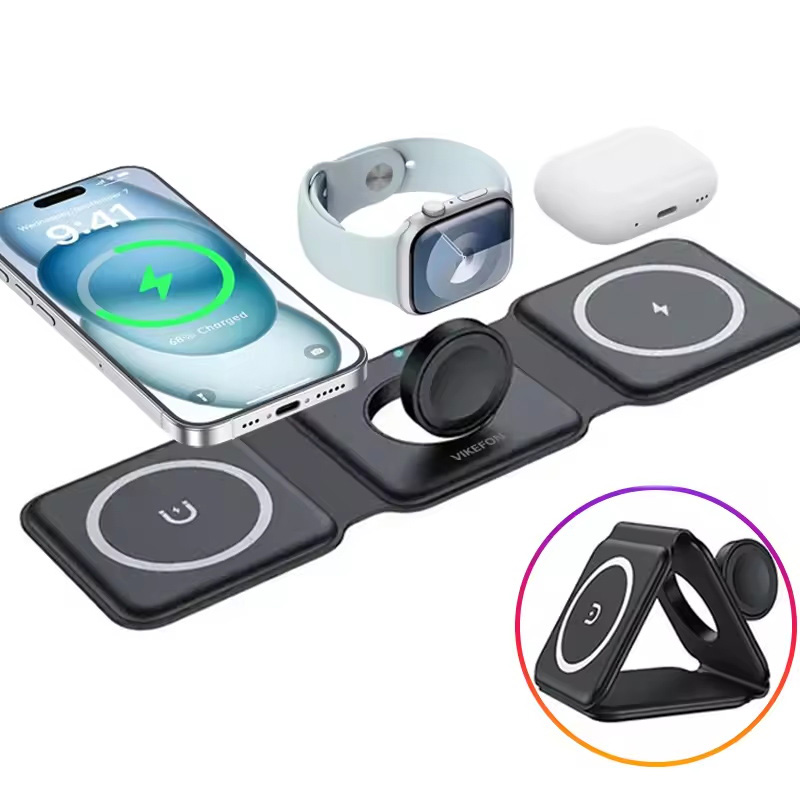 3-in-1 Magnetic Folding Wirele - Smartwatch Ac 리뷰 및 가격
