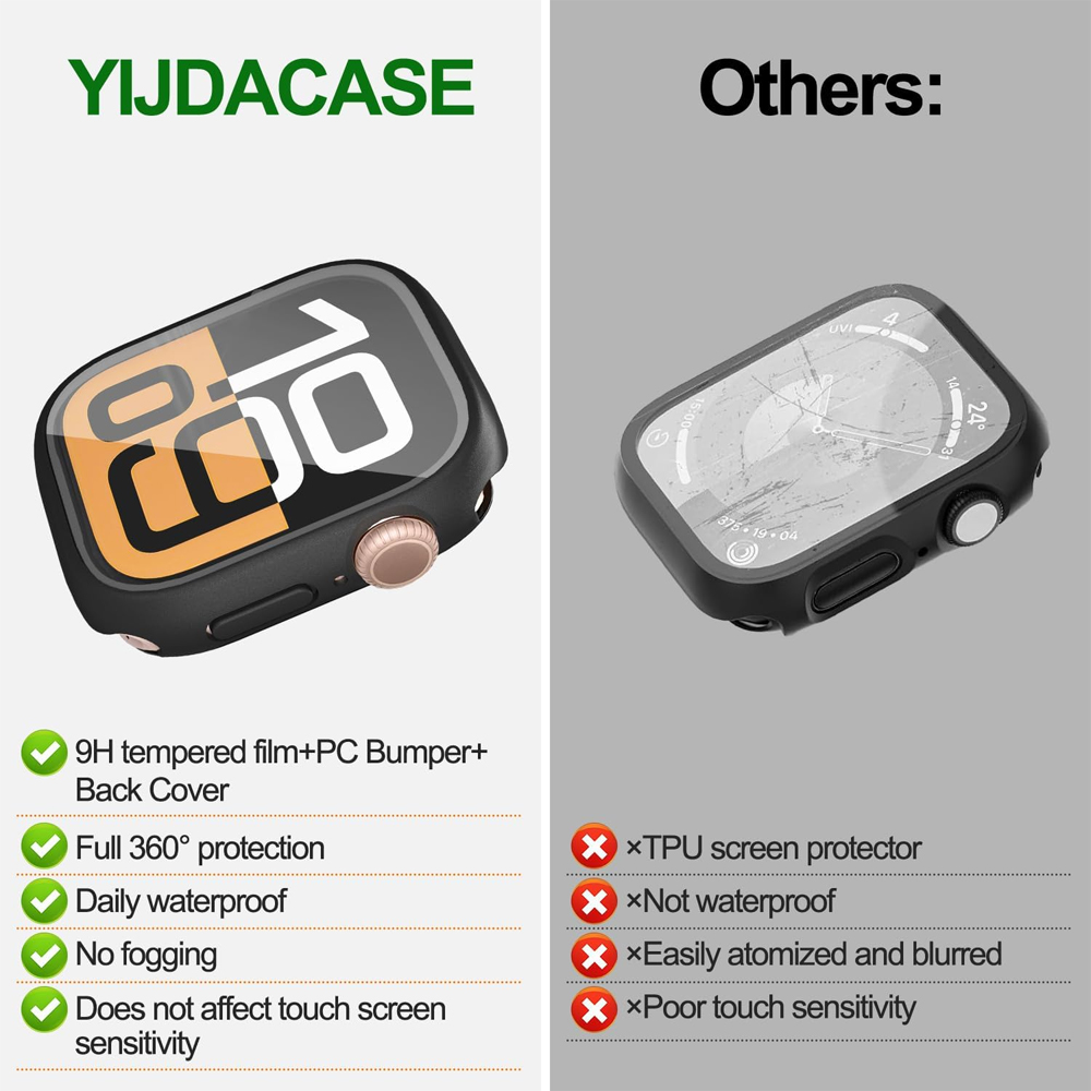 360 Protective Case for Apple  - Smartwatch Watch Accessories For Women 리뷰 및 가격