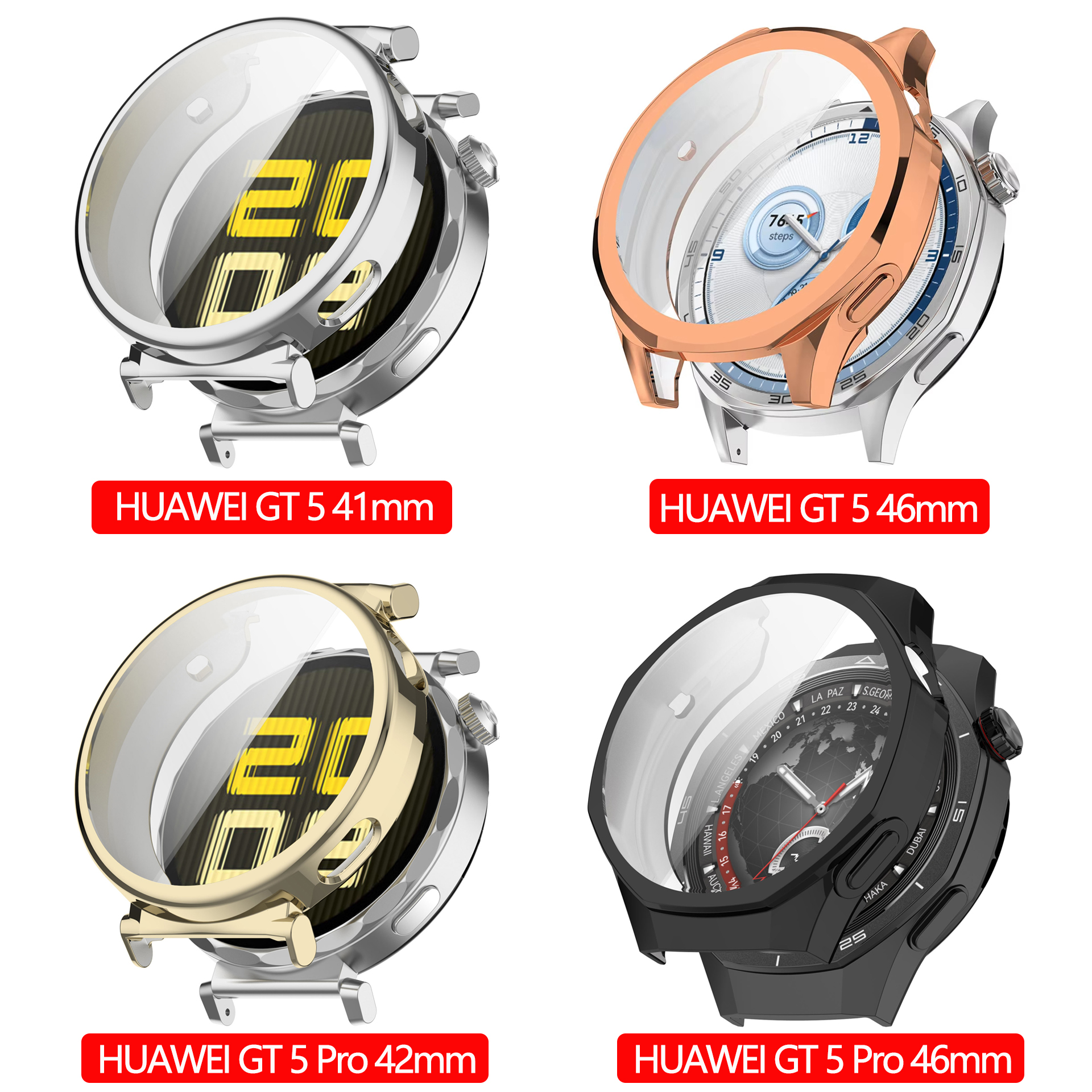 Case For HUAWEI Watch GT 5/5 P - Smartwatch Watch Accessories For Women 리뷰 및 가격