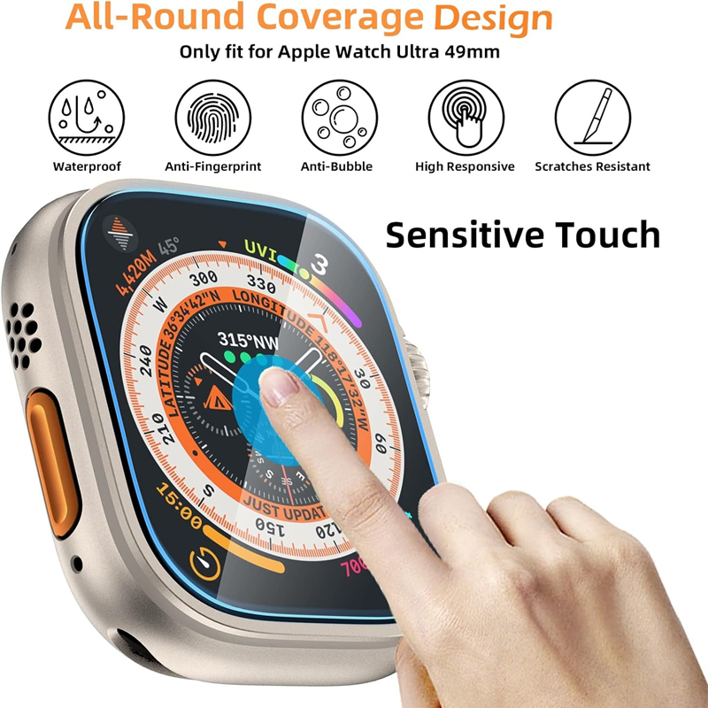 Tempered Glass For Apple Watch - Watch Face Protector 리뷰 및 가격