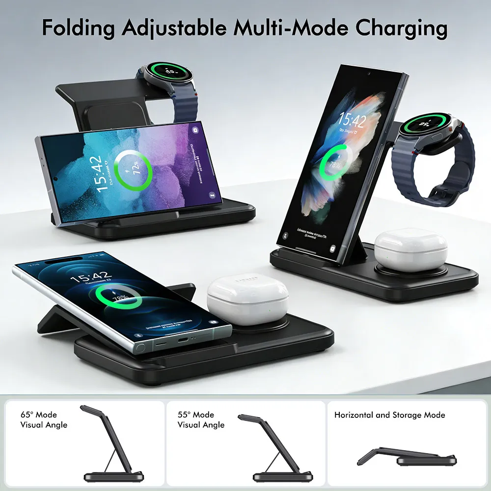 3 IN 1 Wireless Charger Statio - Smartwatch Ac 리뷰 및 가격