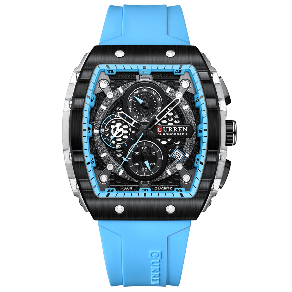CURREN New RectangularSilicone - Smartwatch Guess 리뷰 및 가격