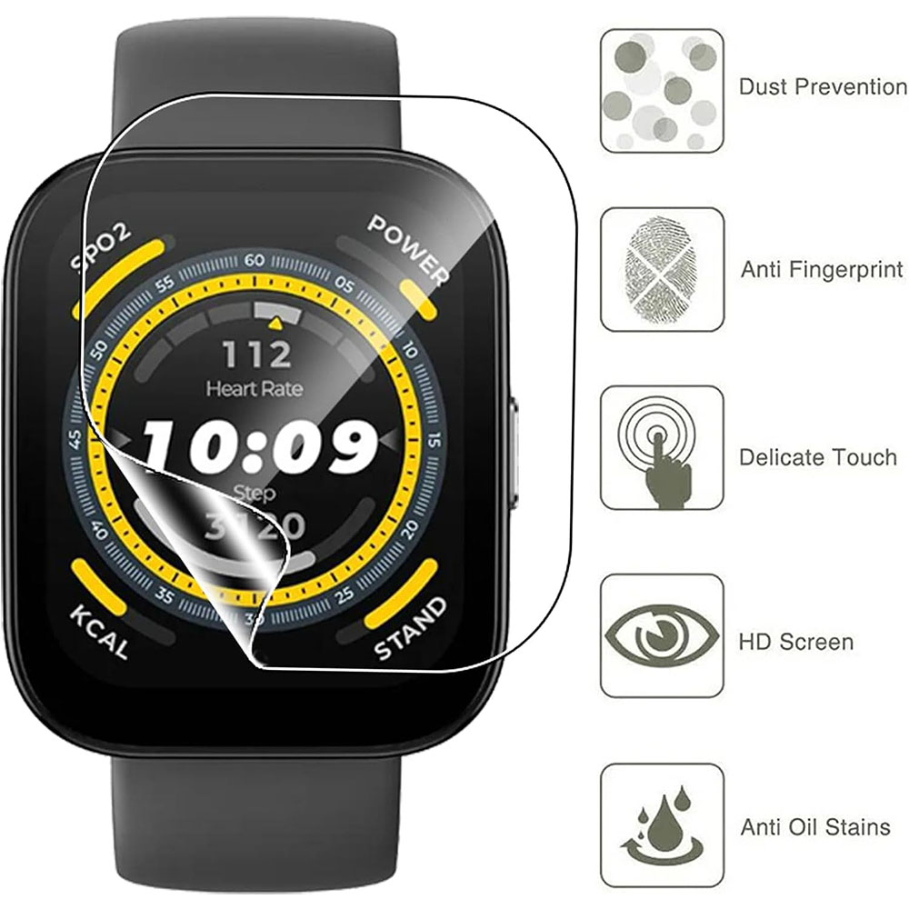 3PCS Clear HD Film Screen Prot - Amazfit Smartwatch Accessories 리뷰 및 가격