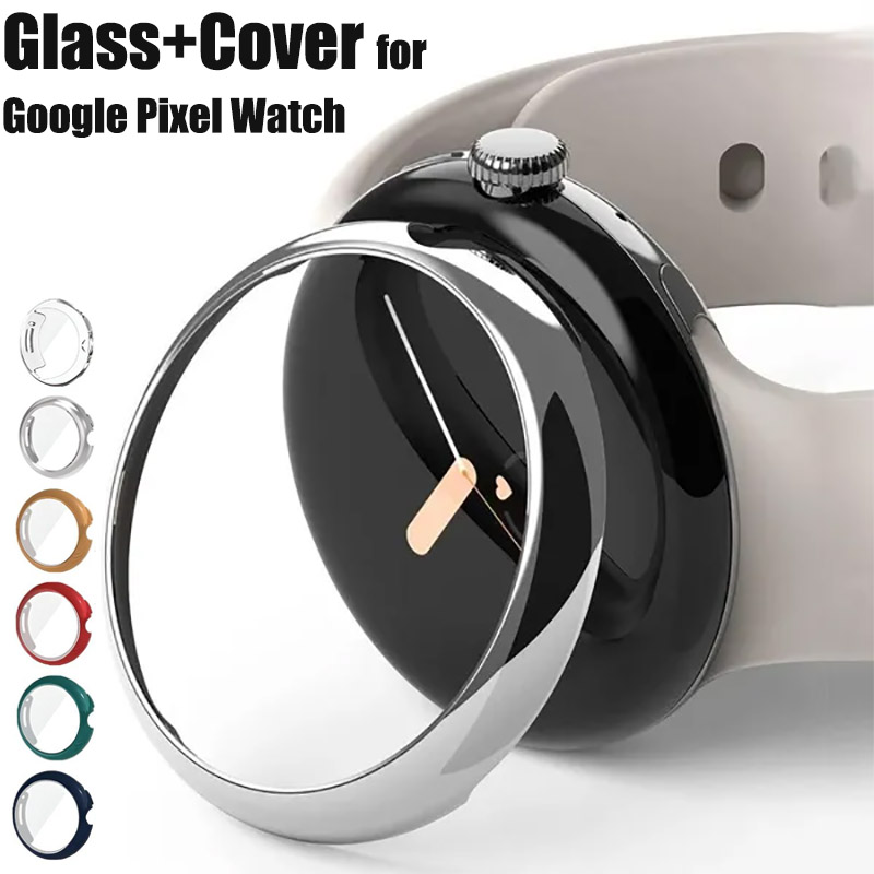 Tempered Glass+Cover For Googl - Smartwatch Band Accessories 리뷰 및 가격