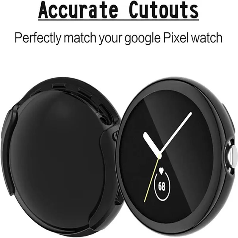Tempered Glass+Cover For Googl - Smartwatch Band Accessories 리뷰 및 가격
