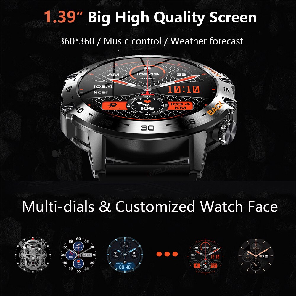 MEVADEN Steel 1.39 inch Men Lu - Smartwatch Faces 리뷰 및 가격