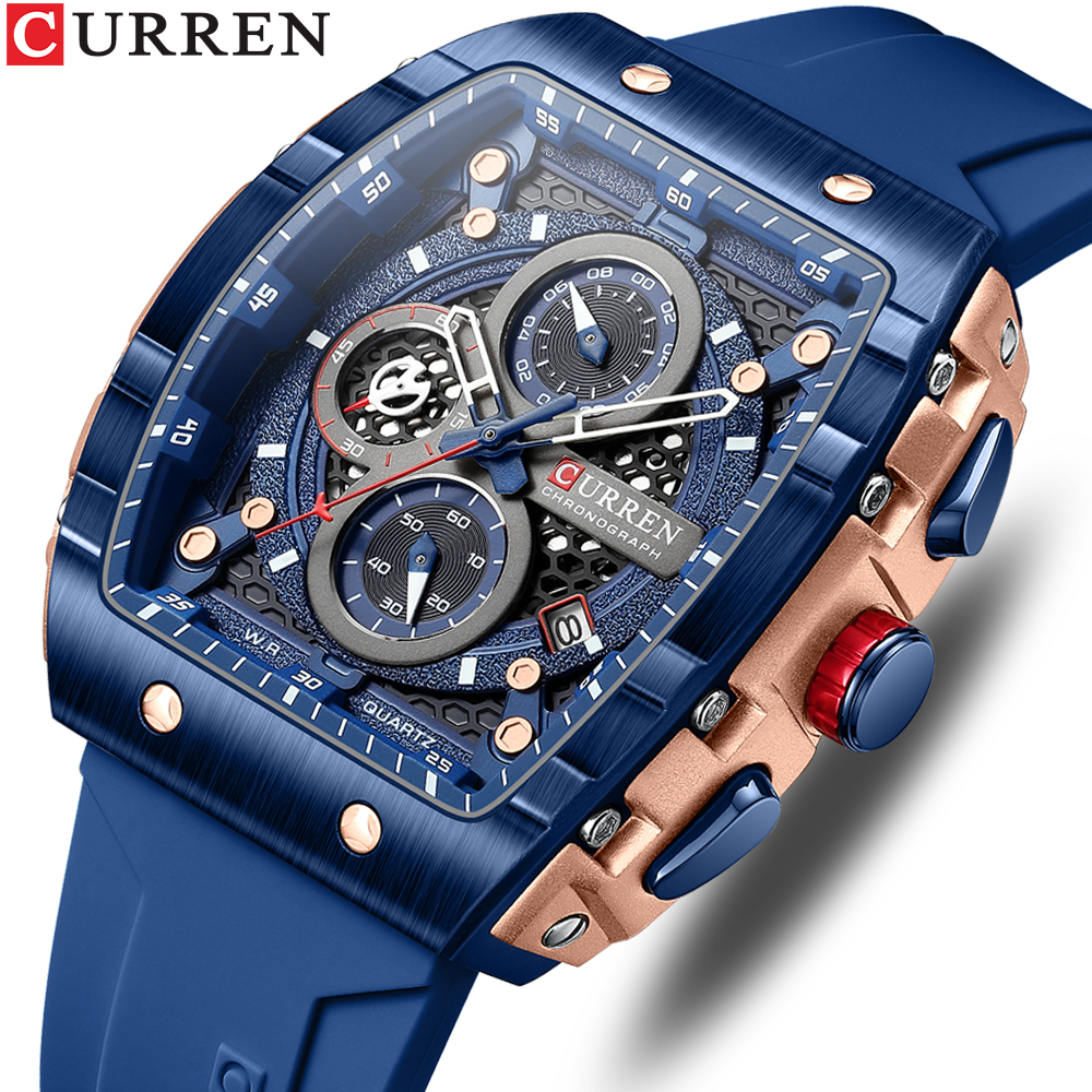 CURREN Sports Unique Rectangul - Smartwatch Guess 리뷰 및 가격