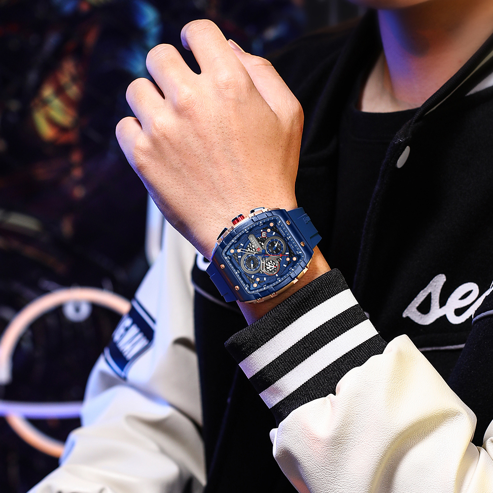 CURREN Sports Unique Rectangul - Smartwatch Guess 리뷰 및 가격