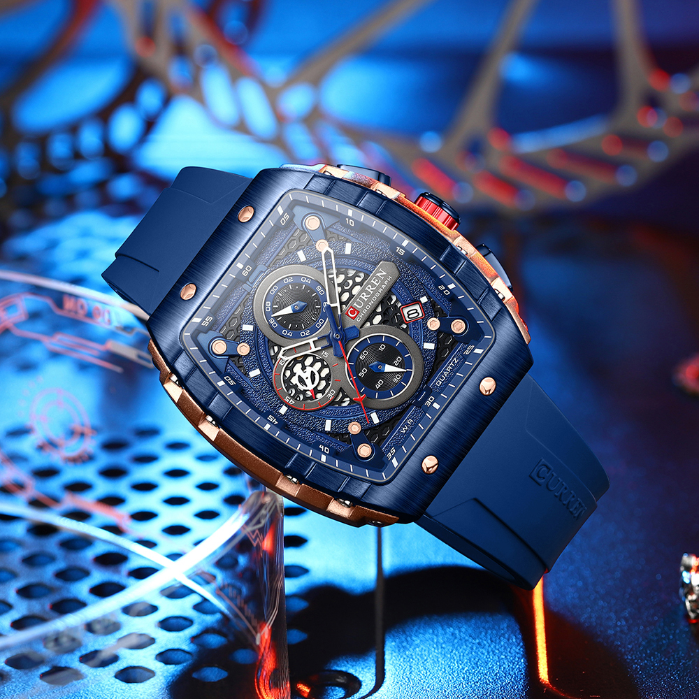 CURREN Sports Unique Rectangul - Smartwatch Guess 리뷰 및 가격