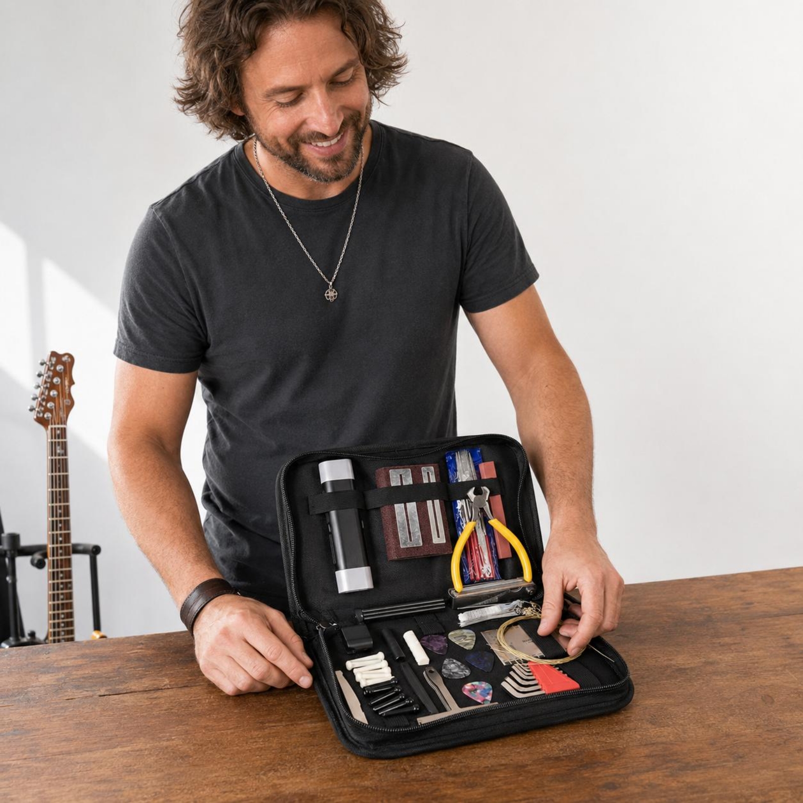 Guitar Repair Toolkit Black Zi - Tool Kit Strap Change 리뷰 및 가격
