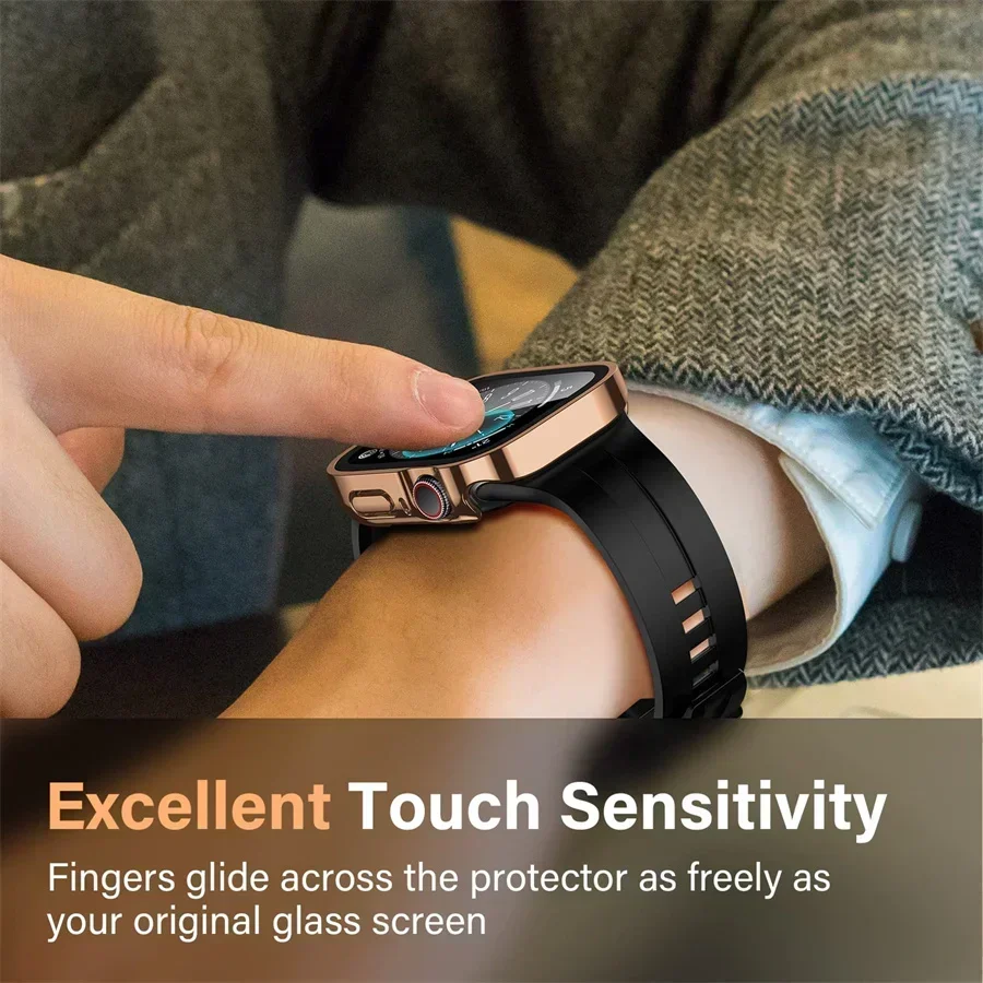Glass+cover For Apple Watch ca - Smartwatch Watch Accessories For Women 리뷰 및 가격