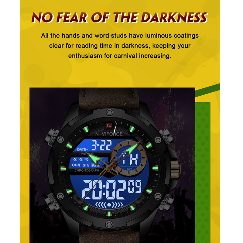NAVIFORCE Luxury Men Quartz Wa - Smartwatch Guess 리뷰 및 가격