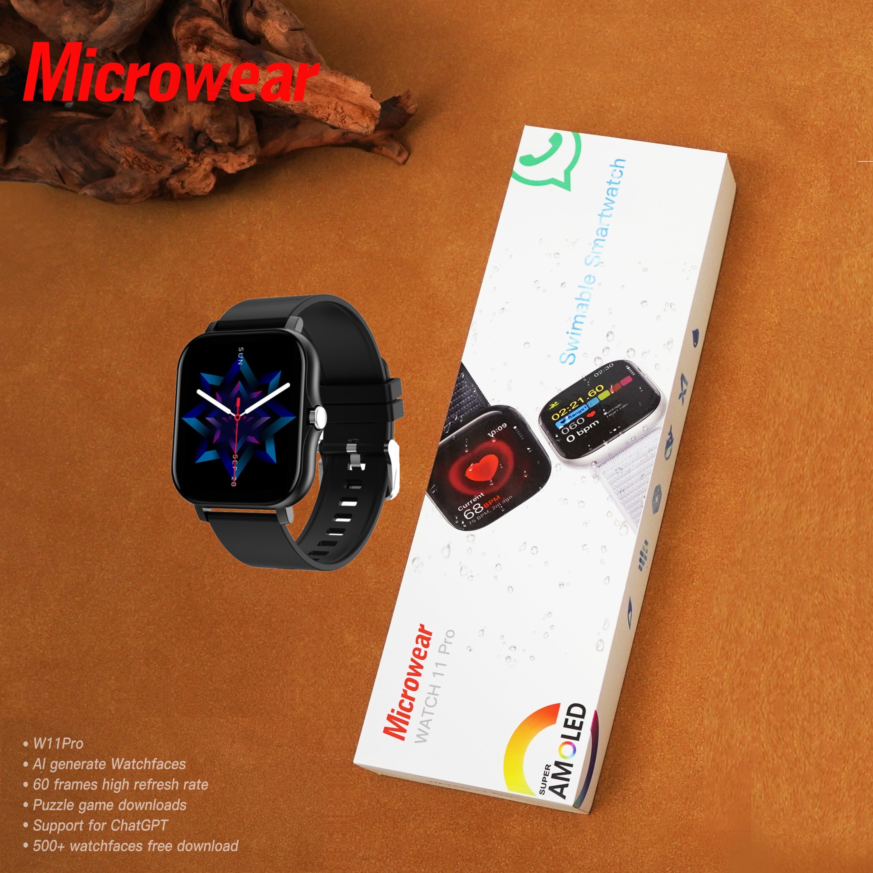 Swiming-proof W11P Smartwtch R - Smartwatch M Active 리뷰 및 가격