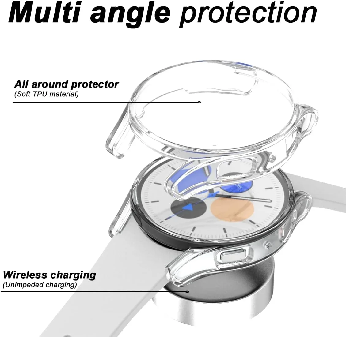 Silicone Watch Case for Samsun - Accessories For Galaxy Watch 5 리뷰 및 가격