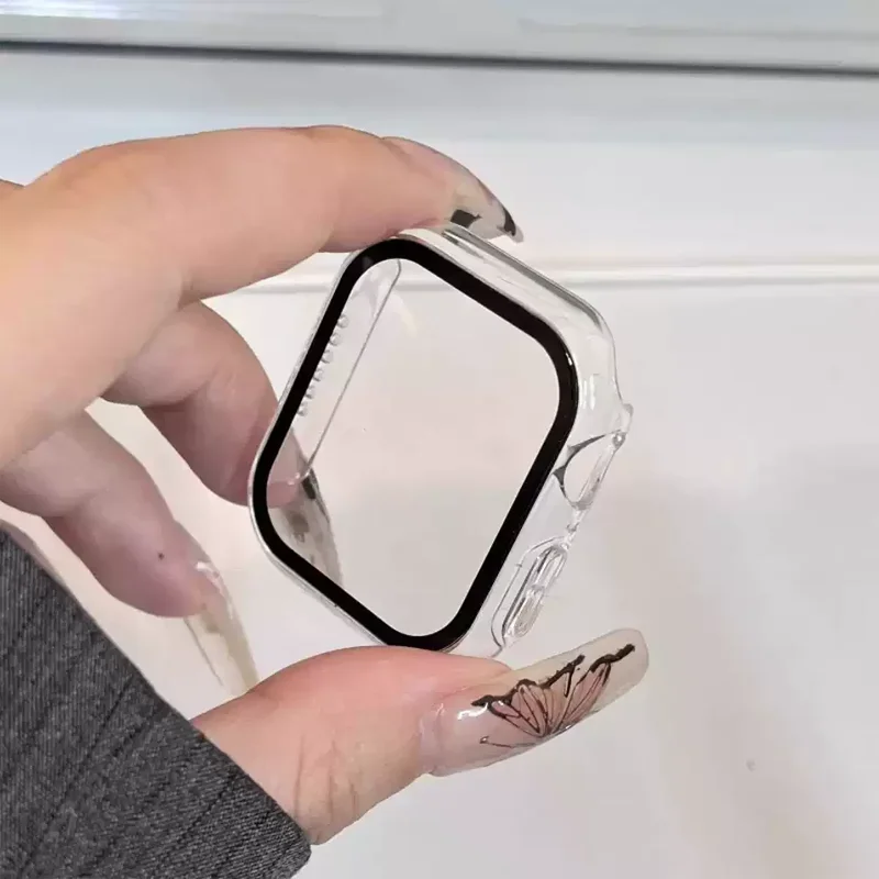 Glass + Case for Apple Watch 4 - Smartwatch Band Accessories 리뷰 및 가격
