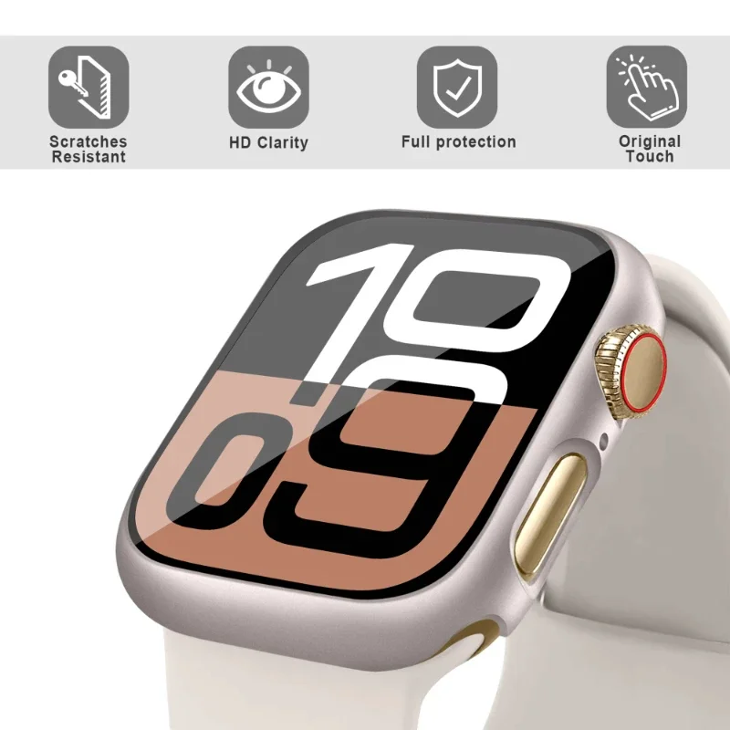 Glass + Case for Apple Watch 4 - Smartwatch Band Accessories 리뷰 및 가격