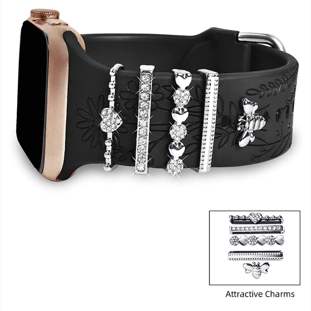 5pcs Rhinestone Watchband Ring - Smartwatch Watch Accessories 리뷰 및 가격