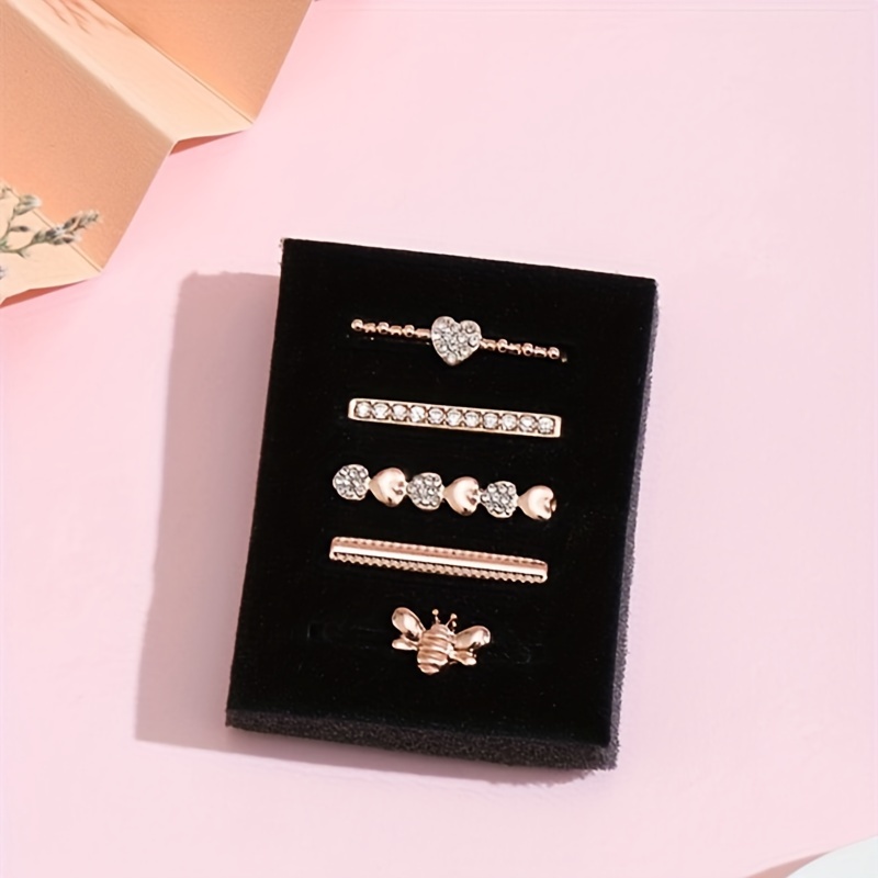 5pcs Rhinestone Watchband Ring - Smartwatch Watch Accessories 리뷰 및 가격