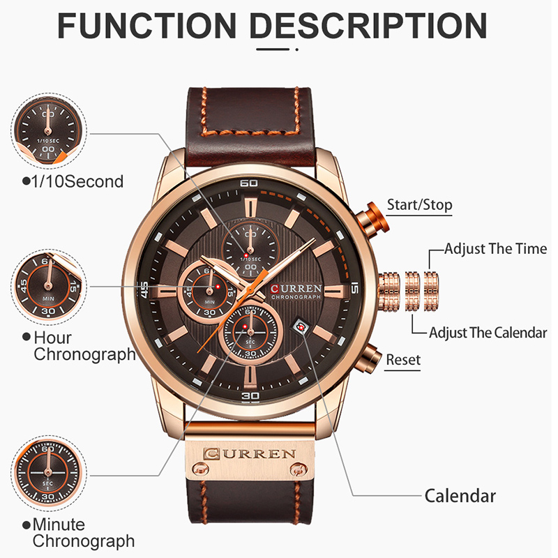 Top Brand Luxury Chronograph Q - Smartwatch Guess 리뷰 및 가격