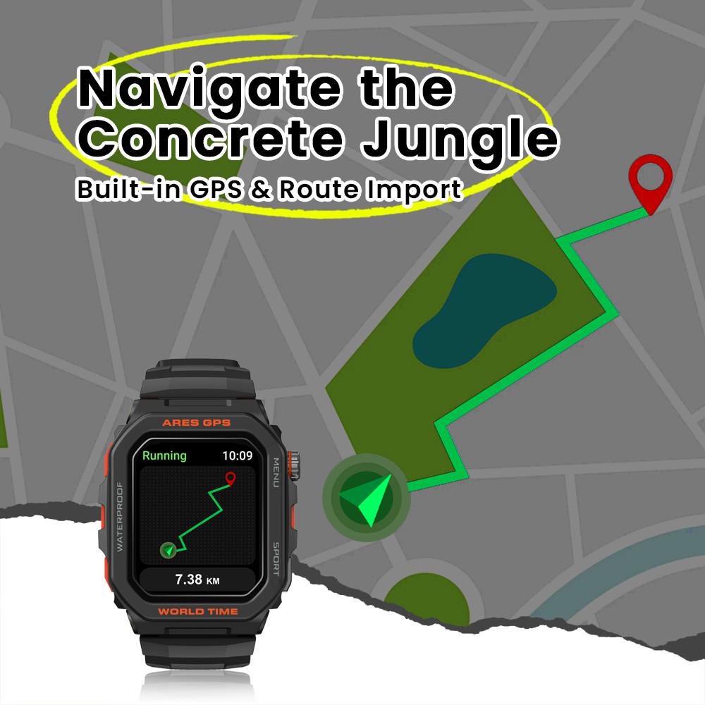 New Zeblaze Ares GPS Smart Wat - Smartwatch X 리뷰 및 가격