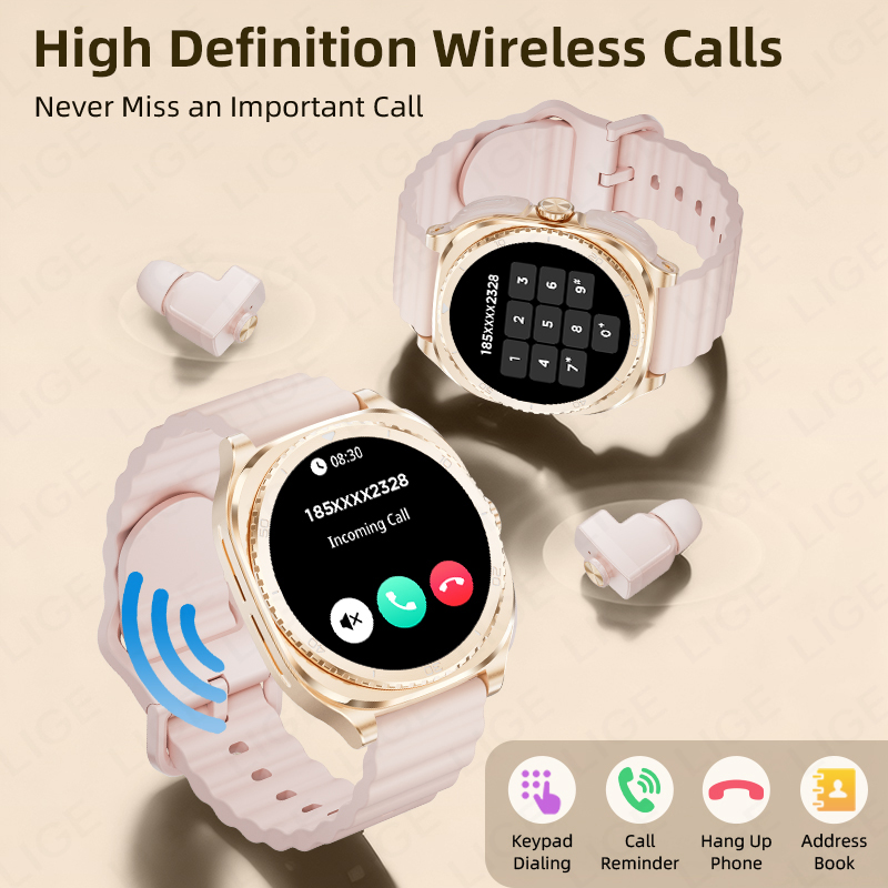 LIGE 2 In 1 TWS Headset Smart  - Smartwatch Headset 리뷰 및 가격