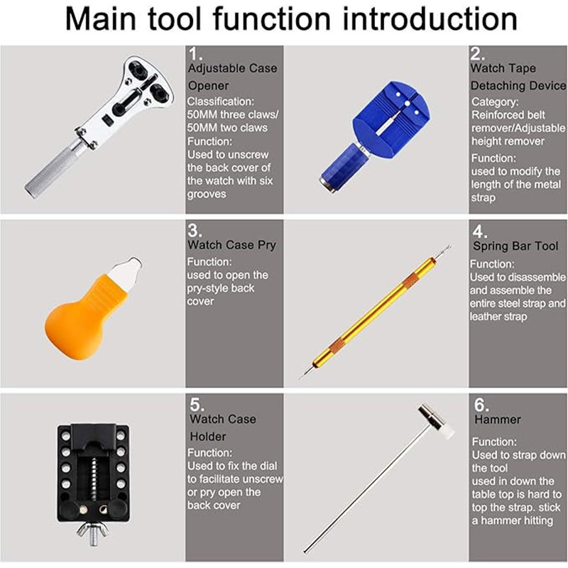Professional Watch Repair Kit  - Tool Kit Strap Change 리뷰 및 가격