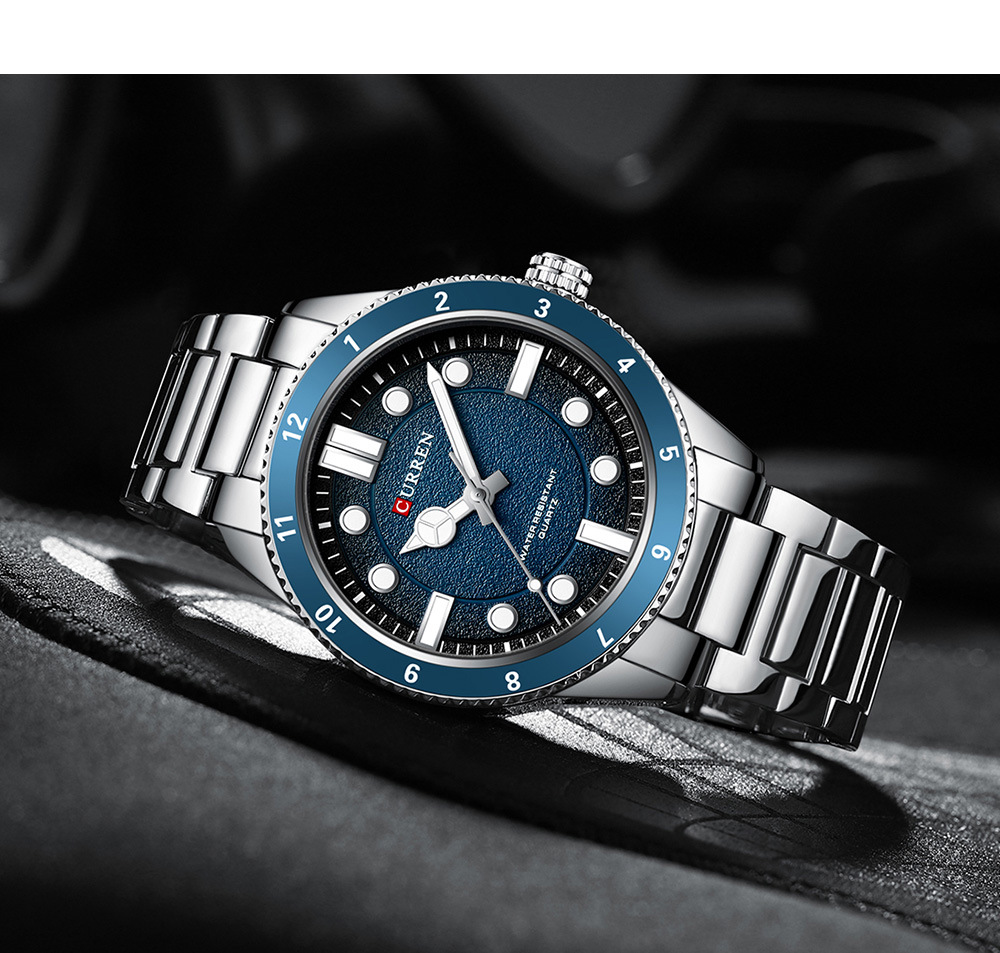 CURREN 8450  Men's Quartz Watc - Smartwatch Guess 리뷰 및 가격