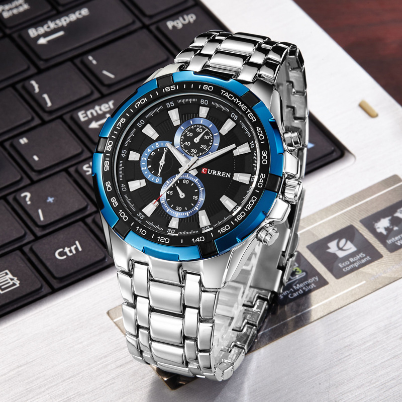CURREN 8023 Quartz Watch Men W - Smartwatch Guess 리뷰 및 가격