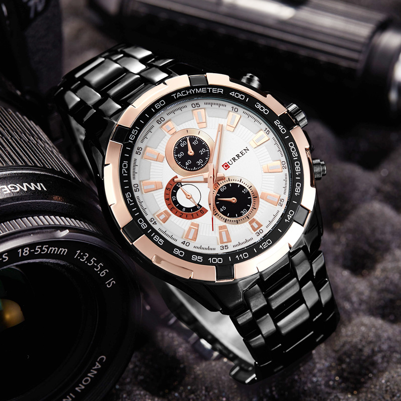 CURREN 8023 Quartz Watch Men W - Smartwatch Guess 리뷰 및 가격