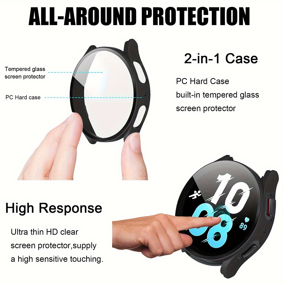 PC Case for Samsung Galaxy Wat - Accessories For Galaxy Watch 5 리뷰 및 가격