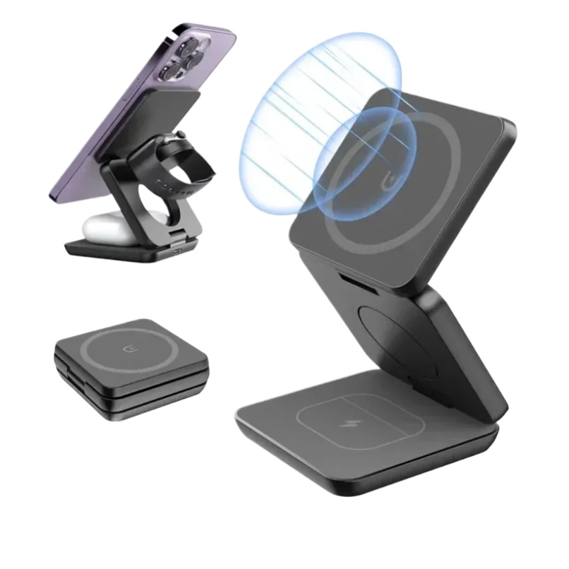 3 in 1 Foldable Magnetic Wirel - Smartwatch Ac 리뷰 및 가격