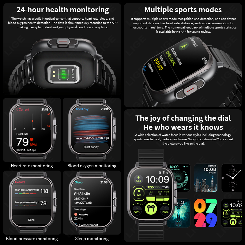NFC Smart Watch TWS 2-in-1 Hea - Smartwatch Headset 리뷰 및 가격