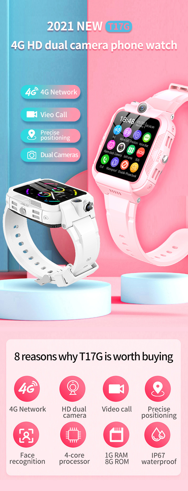 Kids Smart Watch 4G Sim Card S - Smartwatch Store 리뷰 및 가격