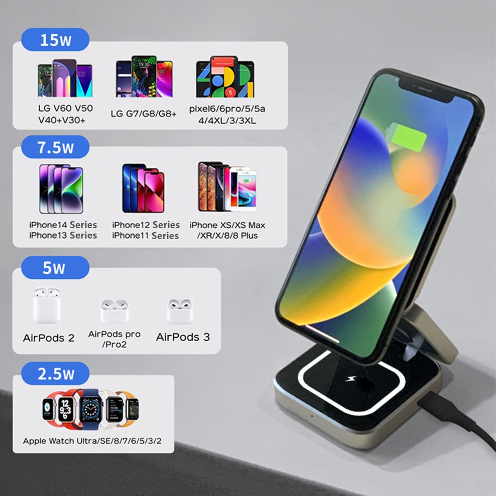 Foldable Magnetic Wireless Cha - Smartwatch Ac 리뷰 및 가격
