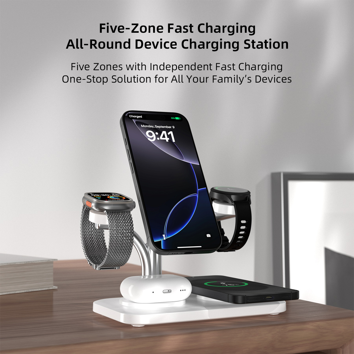 5 IN 1 Magnetic Wireless Charg - Smartwatch Ac 리뷰 및 가격