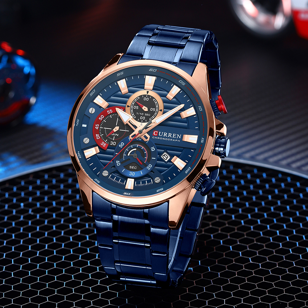 CURREN New Blue Multi Function - Smartwatch Guess 리뷰 및 가격
