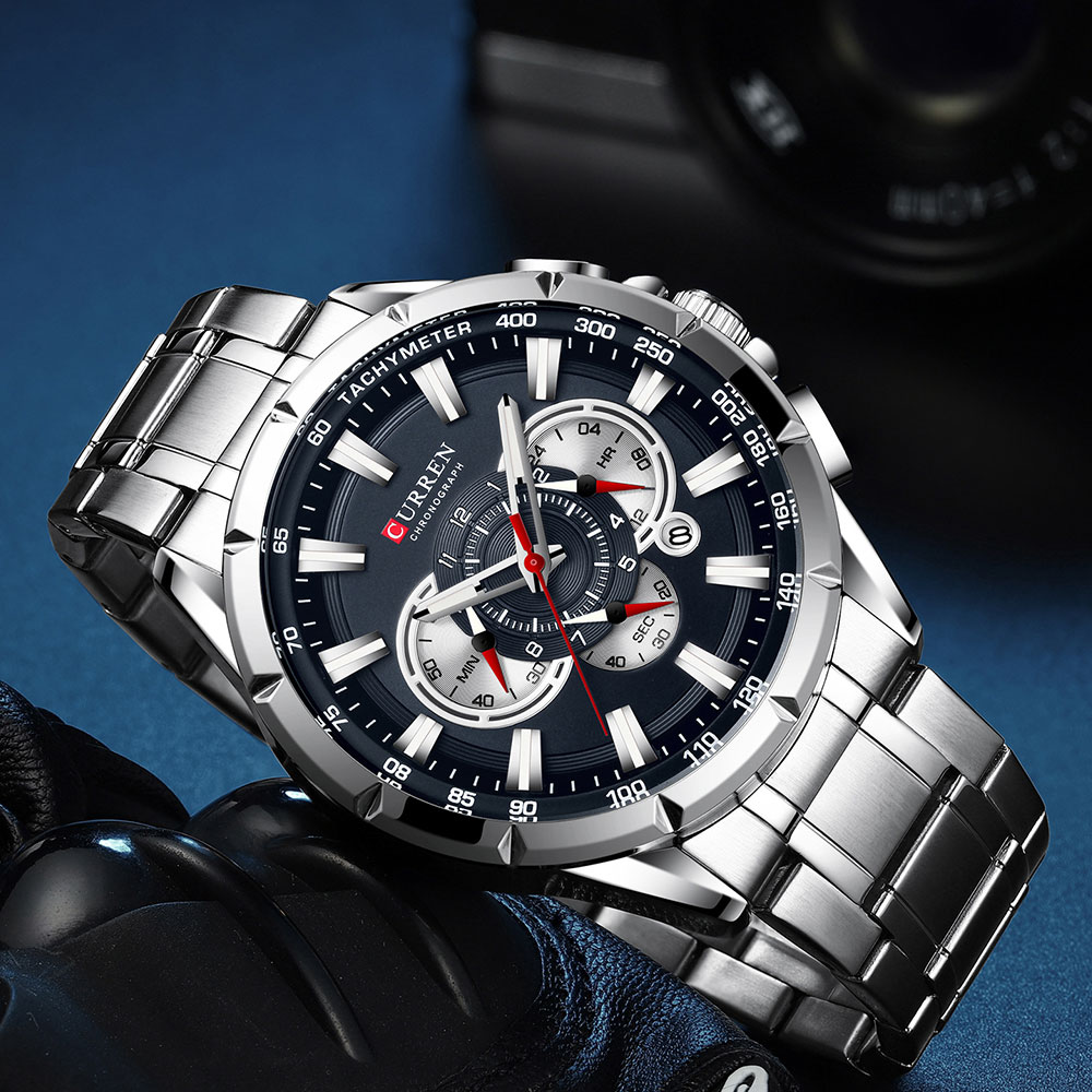 CURREN New Casual Sport Chrono - Smartwatch Guess 리뷰 및 가격