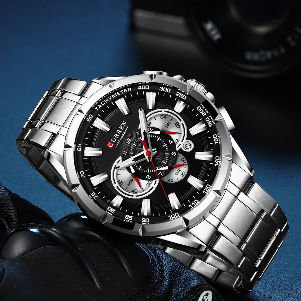 CURREN New Casual Sport Chrono - Smartwatch Guess 리뷰 및 가격