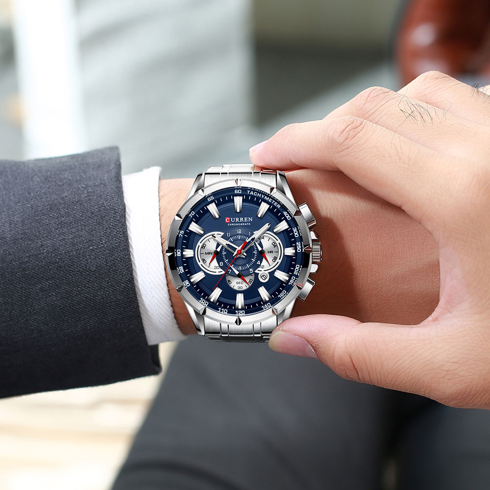 CURREN New Casual Sport Chrono - Smartwatch Guess 리뷰 및 가격