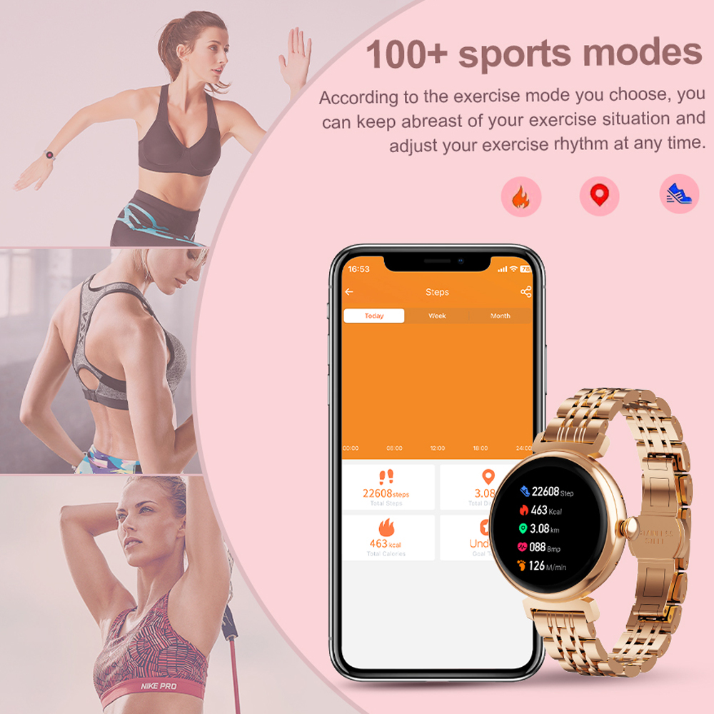 1.04 inch AMOLED Screen Fashio - Smartwatch Faces 리뷰 및 가격