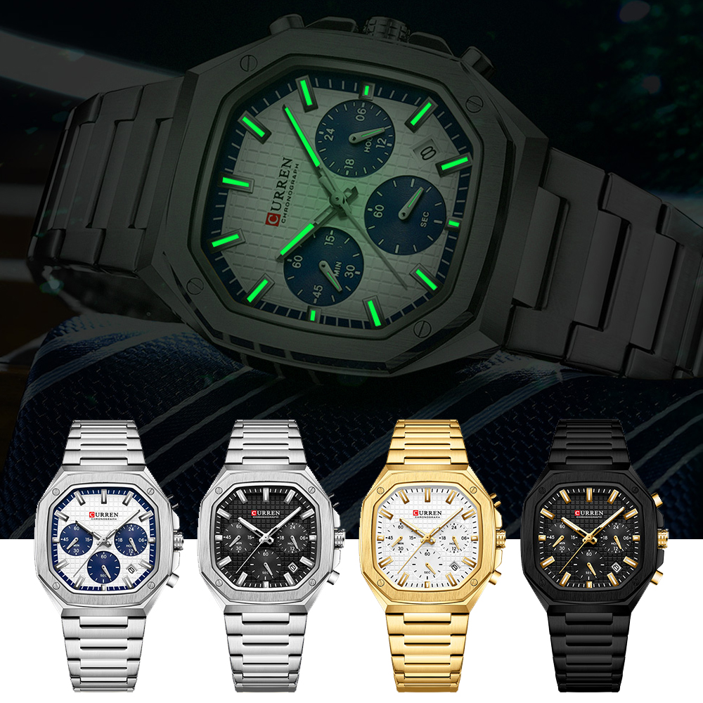 CUREEN Fashion Date Quartz Men - Smartwatch Guess 리뷰 및 가격