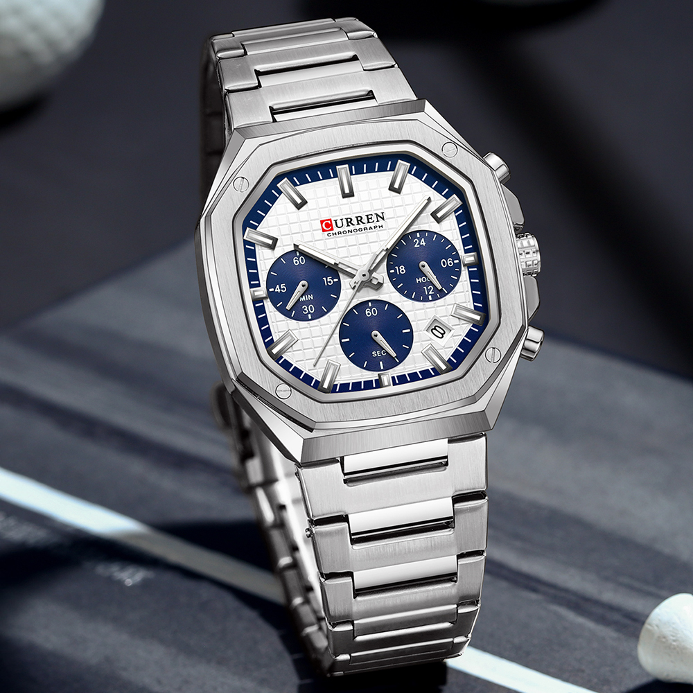 CUREEN Fashion Date Quartz Men - Smartwatch Guess 리뷰 및 가격