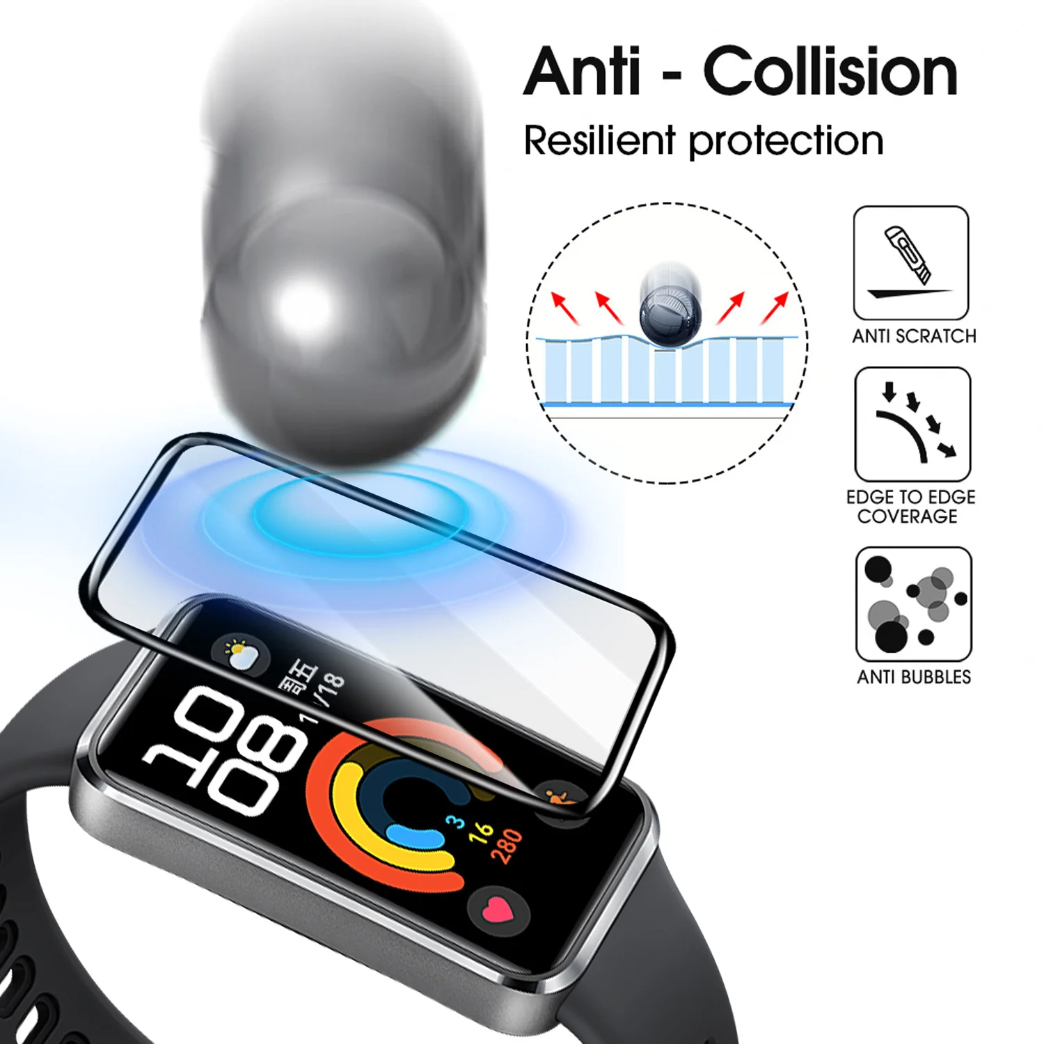 Flexible Screen Protectors for - Smartwatch Band Accessories 리뷰 및 가격
