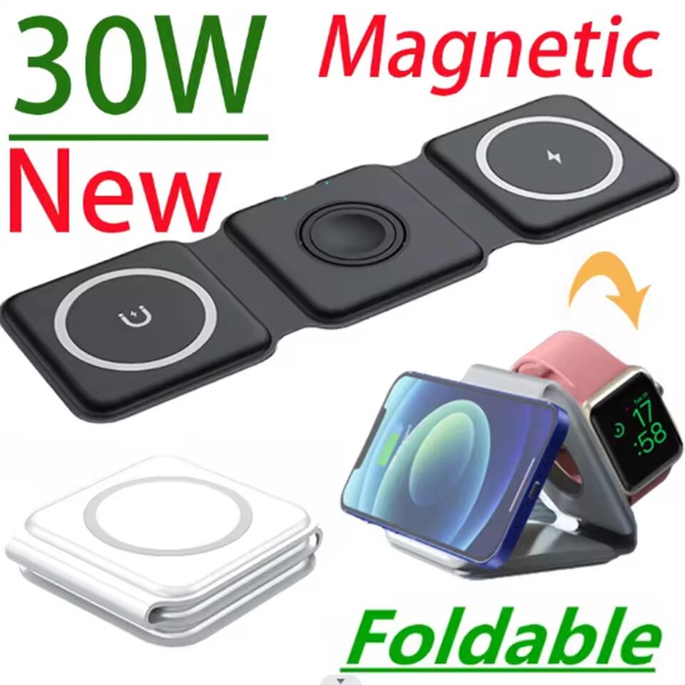 3 in 1 Portable Magnetic Wirel - Smartwatch Ac 리뷰 및 가격
