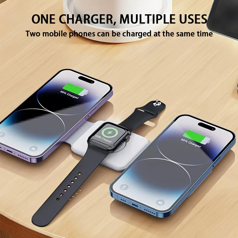 3 in 1 Portable Magnetic Wirel - Smartwatch Ac 리뷰 및 가격