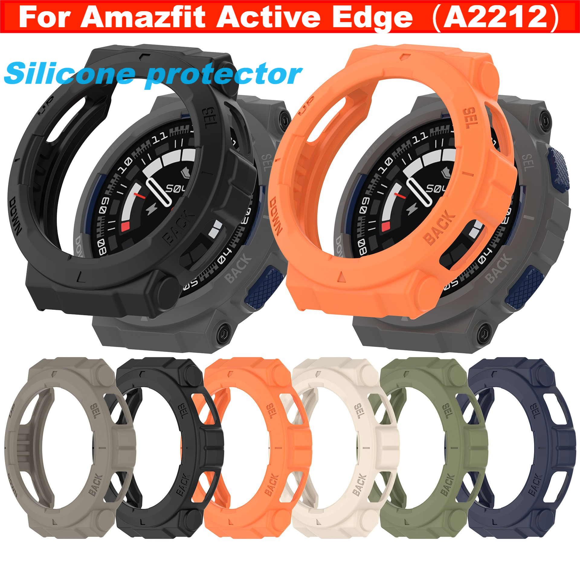 Silicone case For Amazfit Acti - Amazfit Smartwatch Accessories 리뷰 및 가격