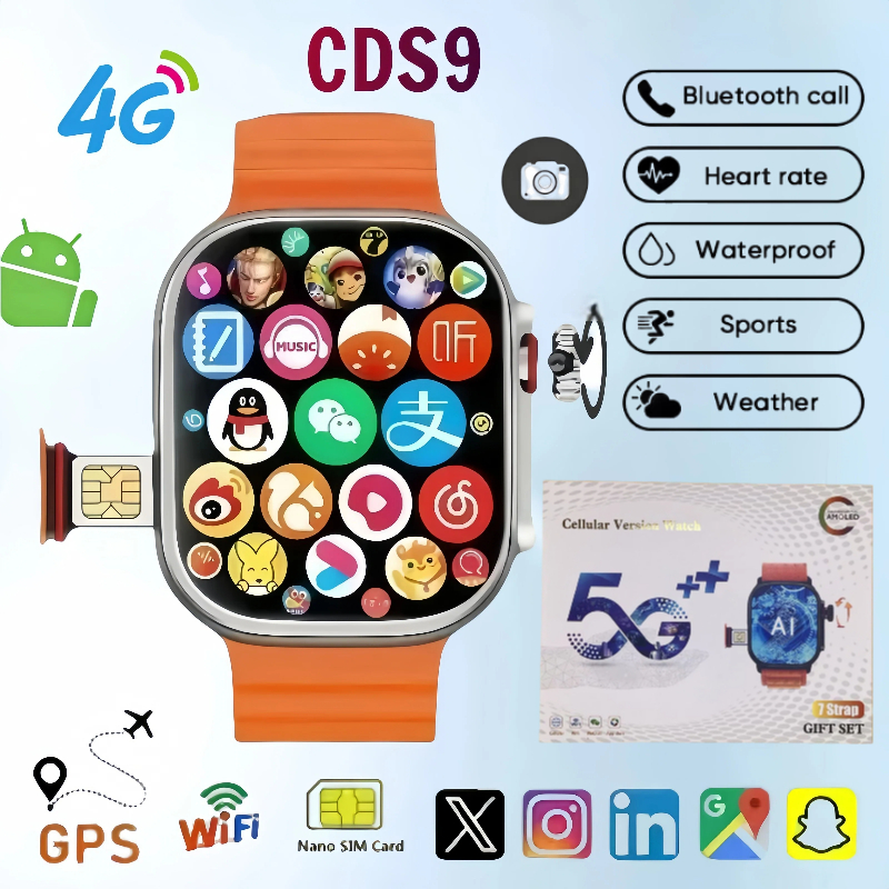 CDS9 Smartwatch Android 4G Net - Smartwatch Store 리뷰 및 가격