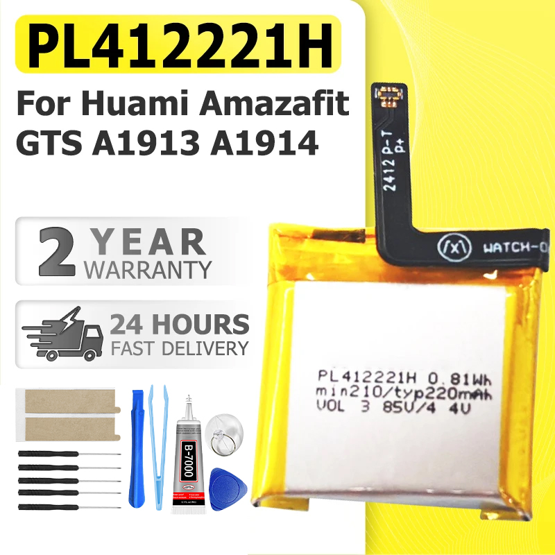 PL412221H Brand-New Battery Fo - Smartwatch A1914 리뷰 및 가격